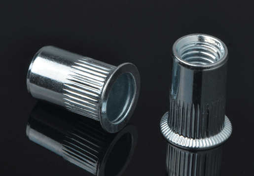 آجیل پرچین بدنه Knurled Head Countersunk نوع باز